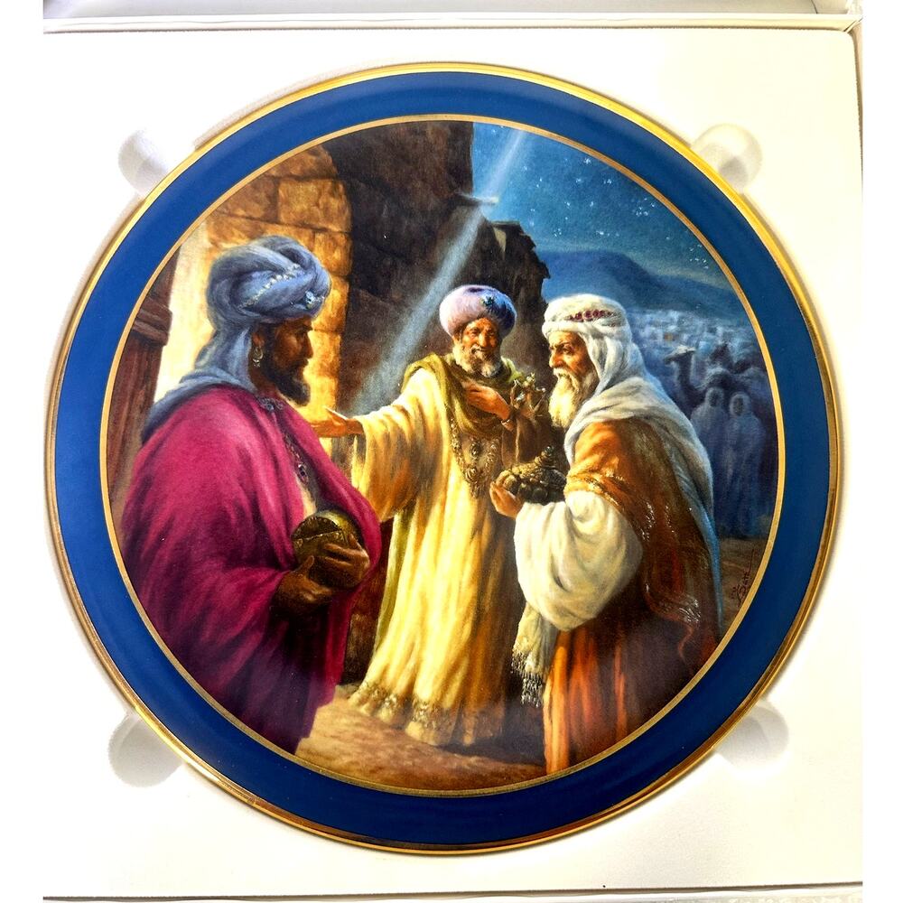 Southern Living Gallery 1986 Story of Christmas Plate 'The Three Wise Men'